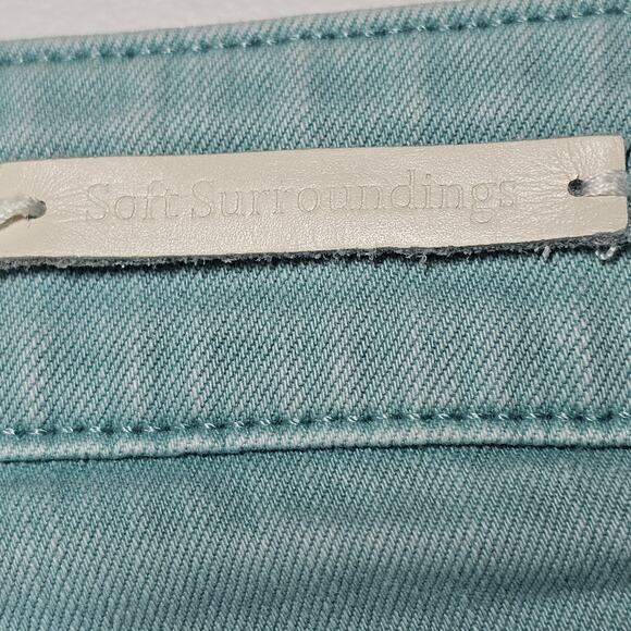 Soft Surroundings Ultimate Pull On Relaxed Denim Shorts Plus Size 1X - Picture 4 of 8